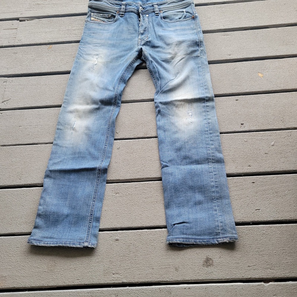 Diesel Thavar Slim Skinny Jeans Mens 30 x 30 Blue Medium Wash Denim